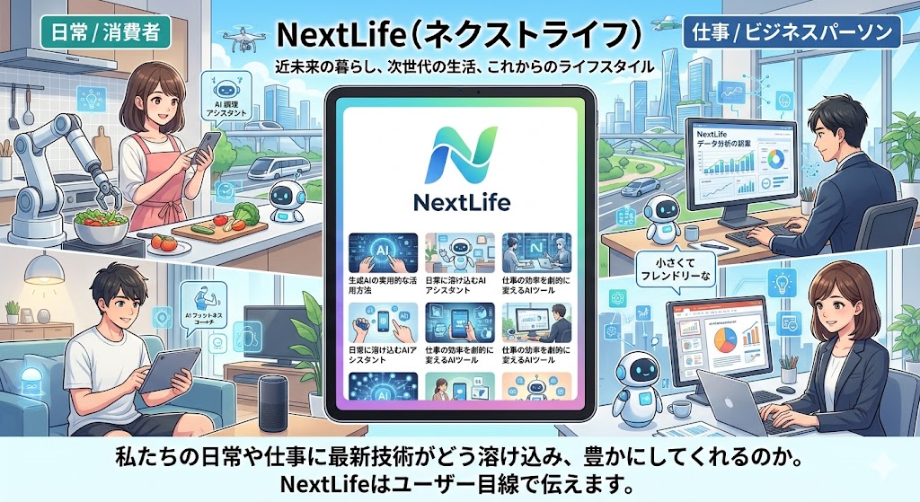 「NextLife（ネクストライフ）」とは？そのコンセプトと全体像