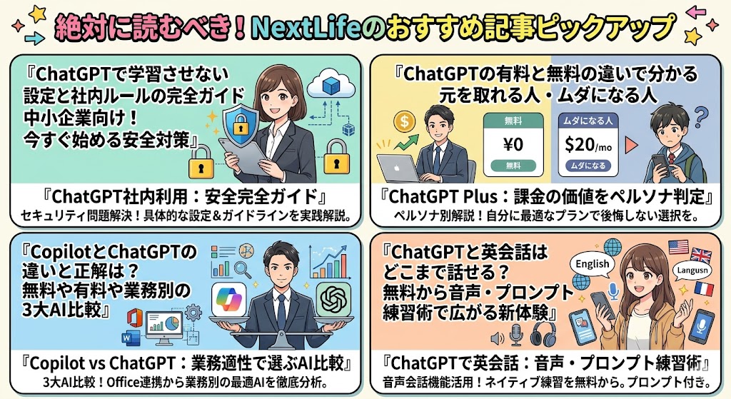 絶対に読むべき！NextLifeのおすすめ記事ピックアップ