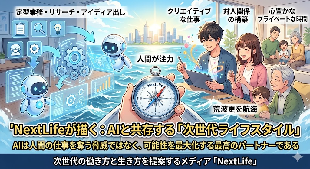 NextLifeが描く、AIと共存する「次世代のライフスタイル」